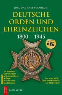 Deutsche Orden u. Ehreszeichen Band 1: 1800-1945