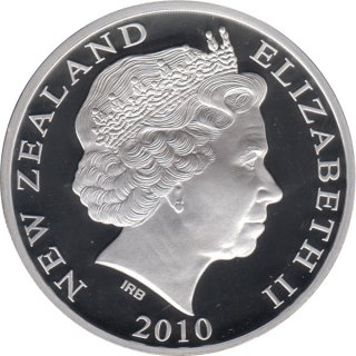 Neuseeland 1 Dollar 2010 PP Kiwi eine Feinunze Silber im Etui*