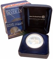 Neuseeland 1 Dollar 2005 PP Kiwi eine Feinunze Silber im...