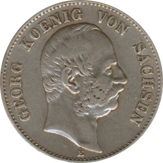 Sachsen 2 Mark 1903 E Georg Silber*