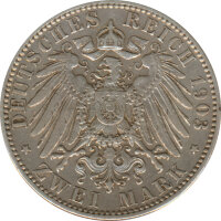 Sachsen 2 Mark 1903 E Georg Silber*
