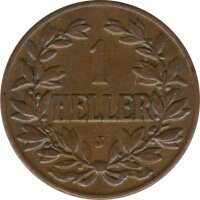 Deutsch-Ostafrika 1 Heller 1908 J*