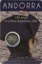 Andorra 2 Euro - 2016 Reform von 1866 in CoinCard*