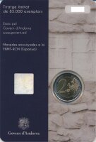 Andorra 2 Euro - 2016 Reform von 1866 in CoinCard*