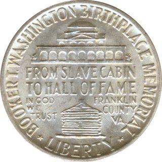 USA Half Dollar 1946 Booker T. Washington Silber*