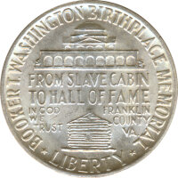 USA Half Dollar 1946 Booker T. Washington Silber*
