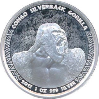 Kongo 2017 - Silberr�cken Gorilla*