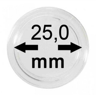 Münzenkapsel Stuhlmüller / Lindner 25,0 mm