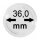 Münzenkapsel Stuhlmüller / Lindner 36,0 mm