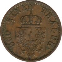 Preussen 1 Pfennig 1868 C Wilhelm I*
