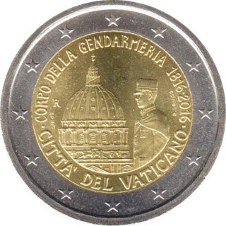 Vatikan 2 Euro 2016 - Gendarmeriekorps*