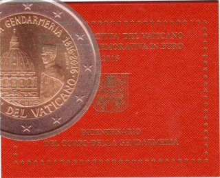 Vatikan 2 Euro 2016 - Gendarmeriekorps*