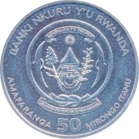Ruanda 2018 Giraffe 1 Oz Silber*