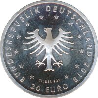 Deutschland 2018 - 20 Euro - Froschk&ouml;nig*
