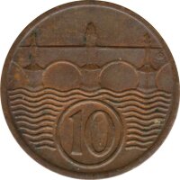 Tschechoslowakei 10 Heller 1938*