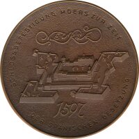 Medaille 1983 Schlossbefestigung Moers aus der spanischen...