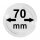 M&uuml;nzenkapsel &Oslash; 70 mm