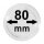 M&uuml;nzenkapsel &Oslash; 80 mm