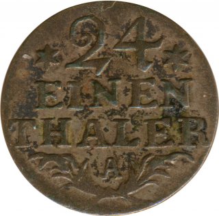 Preussen 1/24 Taler 1783 A Friedrich II*