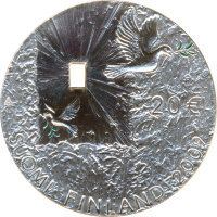 Finnland 20 Euro 2009 Frieden und Sicherheit Silber*