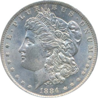 USA 1884 O - Morgan Dollar*