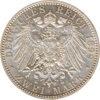 Preussen 2 Mark 1898 A Wilhelm II Silber*