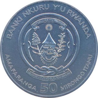 Ruanda 2019 Schuhschnabel 1 Oz Silber