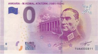 0 Euro Souvenir Schein 2019 - Kemal Atatürk*