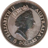 Australien Kookaburra - 1991 1 Oz Silber*