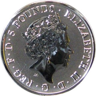 Gro�britannien 2019 - Queens Beasts - Yale of Beaufort - 2 Oz Silber*