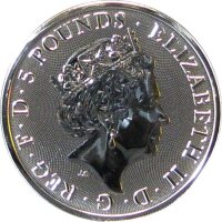 Gro&szlig;britannien 2019 - Queens Beasts - Yale of Beaufort - 2 Oz Silber*
