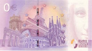 0 Euro Souvenir Schein 2018 - Milano - Gallerie Victor Emanuel*