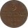 Rostock 3 Pfennig 1855 BS Stadtwappen*