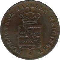 Sachsen-Meiningen 2 Pfennig 1869 Georg II*