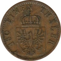 Preussen 2 Pfennig 1868 B Wilhelm I*
