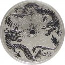 Australien 2019 Doppelter Drache - 1 Oz Silber*