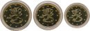 Finnland Set aus 3 Mnzen (50, 20 & 10 Cent) 2002 PP aus...