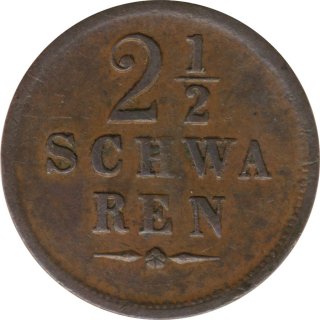 Bremen 2 1/2 Schwaren 1853 Stadtwappen*