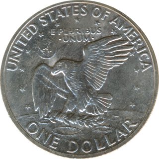 USA 1971 S - 1 Dollar - Dwight D. Eisenhower Silber*