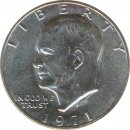 USA 1971 S - 1 Dollar - Dwight D. Eisenhower Silber*