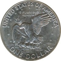 USA 1971 S - 1 Dollar - Dwight D. Eisenhower Silber*