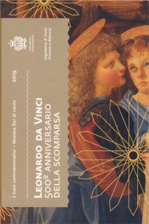 San Marino 2 Euro 2019 - Da Vinci*