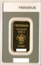 Goldbarren - Heraeus 1 Oz
