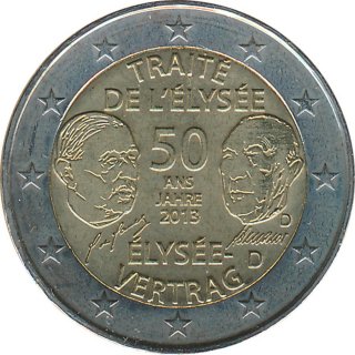 Deutschland 2 Euro 2013 - Elysee Vertrag ( D )*