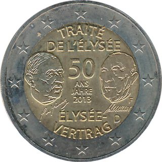 Deutschland 2 Euro 2013 - Elysee Vertrag ( F )*