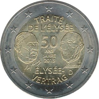 Deutschland 2 Euro 2013 - Elysee Vertrag ( J )*
