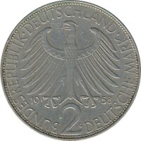 BRD 2 DM 1958 G Max Planck*