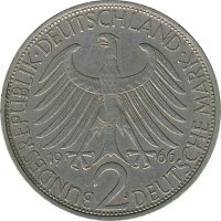 BRD 2 DM 1966 J Max Planck*