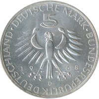 BRD 5 DM 1968 D Max von Pettenkofer Silber*