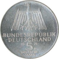 BRD 5 DM 1971 D Albrecht D&uuml;rer Silber*